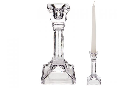 Подсвечник 15 см стеклянный