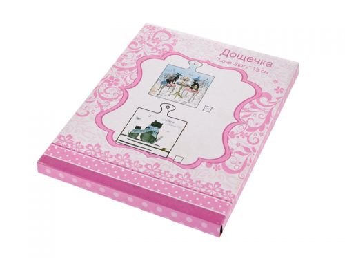 Досточка сервировочная "Love story" 19 см