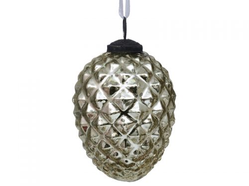 Елочная игрушка 10см золото