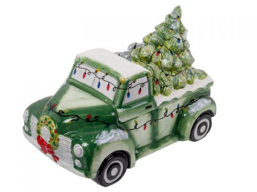 Банка для печенья "Новогодняя машина"  21х18.5х33 см