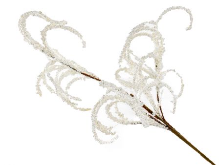 Декоративное украшение 100 см белый (пластик)