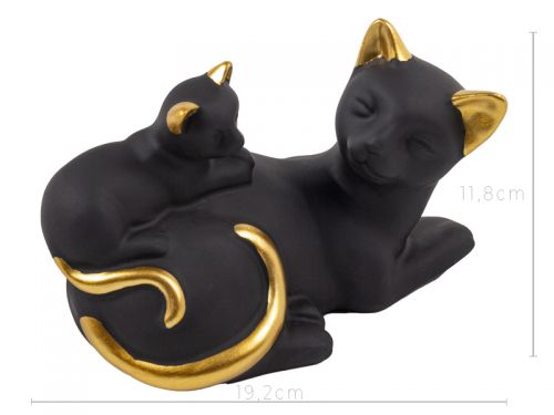 Фигурка декоративная "Мама кошка" 19,2х9,2х11,8 см