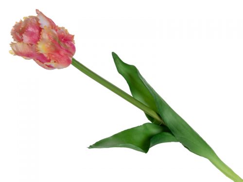 Тюльпан розовый 47 см (шелк искусственный)