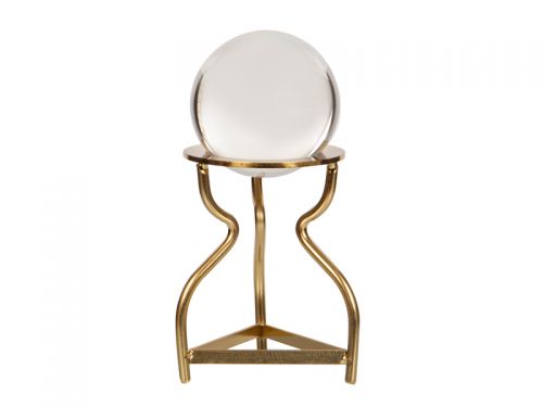 Статуэтка "Шар" 15х9 см  (металл/хрусталь)