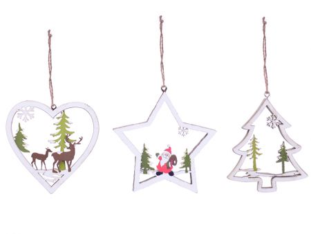 Украшение декоративное 9х8см в ассортименте