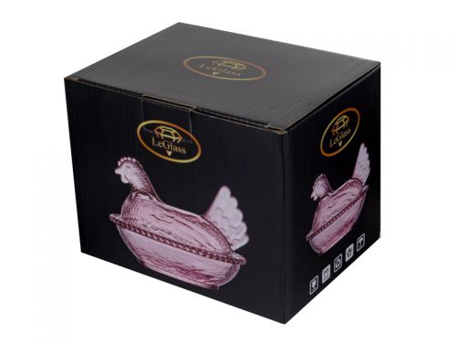 Емкость для хранения "Курочка" 15,5х11,5х11,5 см 240 мл.