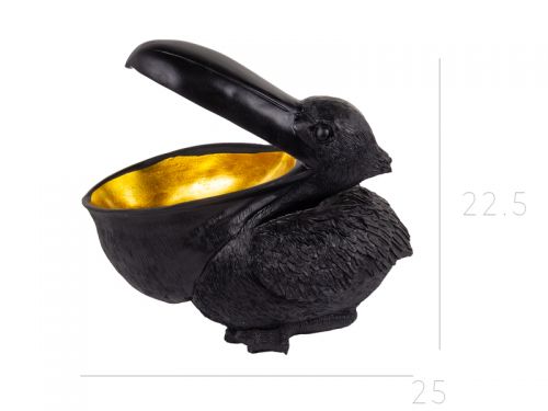 Статуэтка-ключница "Пеликан" 30х16х22 см (полистоун)