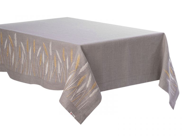 Скатерти лён, полулён