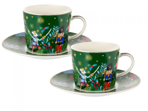 Чайный набор "Green Christmas" 4 предмета 250 мл
