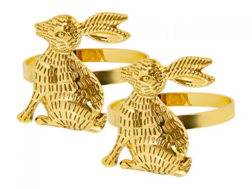 Набор колец для салфеток из 2-х шт 4,5 см диам (металл)