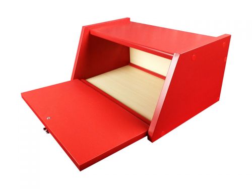 Хлебница деревянная "Modern" 455х300х210 мм, красная