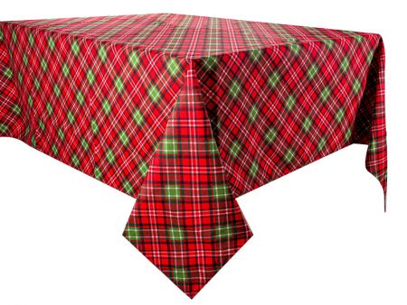 Скатерть 180x180см клетка маленькая