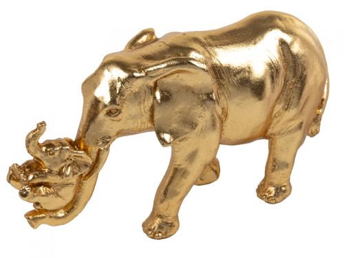 Фигурка декоративная "Слон и слоник " 34х11,5х18,5 см