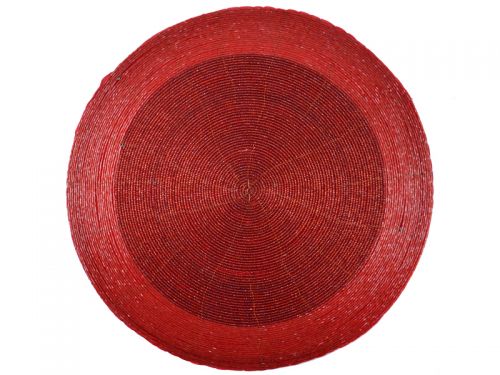 Пласмат для сервировки с бисером диаметр 35см