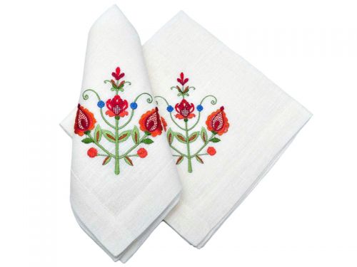 Салфетка "Дерево життя" 4шт. 40х40 (білий льон ТХ-90) мод.1