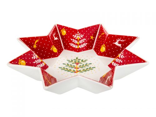 Салатник "Рождественская коллекция" 25х4,5см