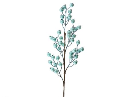 Декоративная веточка с ягодками 60см