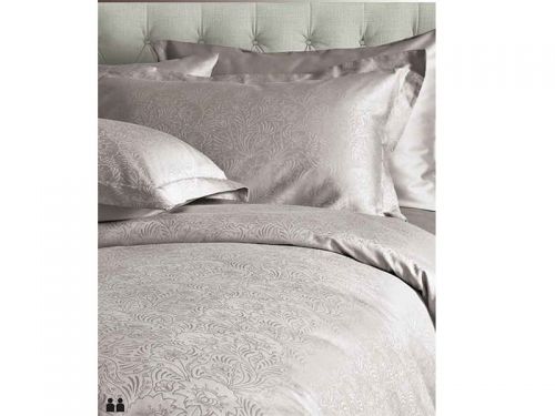 Комплект постельного белья Marca сатин 200x220 + 4н.50x70 см Beige