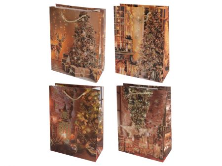 Подарочный пакет 18х24х8,5 см (бумага)