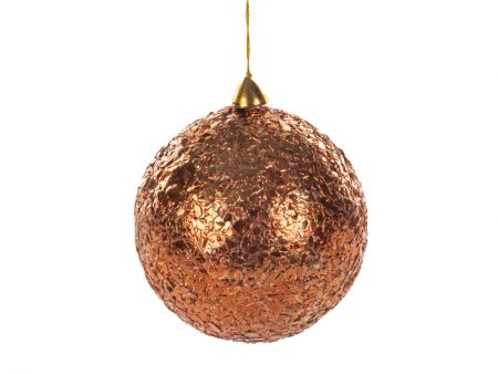 Украшение декоративное шар бронза 10см