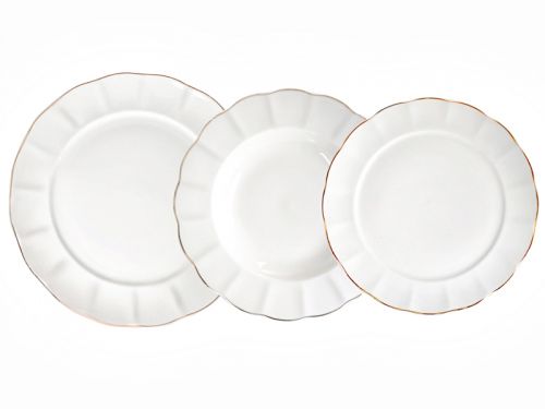 Столовый набор 18 предметов "Royal gold" с золотом