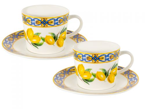 Чайный набор 4 предмета "Сицилийский лимон" 220 мл