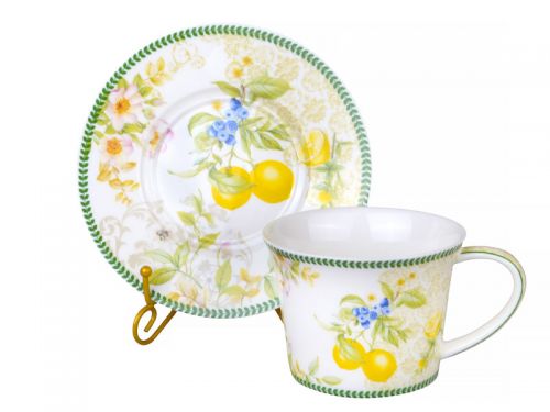 Чайный набор "Лимон" 2 предмета 250 мл