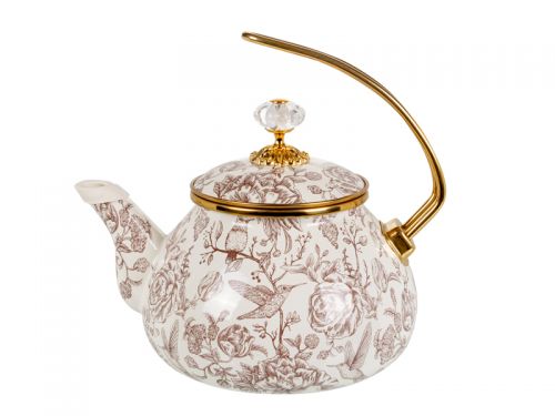 Чайник эмалированный "Bird" elmani с крышкой, 2,2л