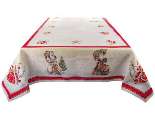 Скатерть гобеленовая "Snowing" 140x140 см