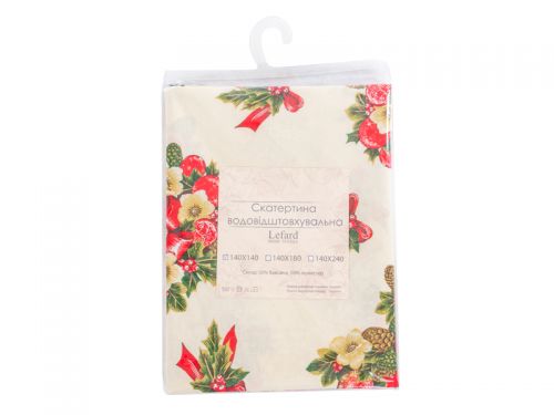 Скатерть водоотталкивающая "Pinas beig" 140х180см