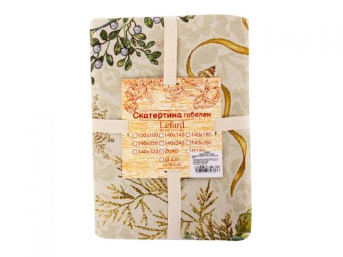 Скатерть гобелен круг "Candle" диам 140см