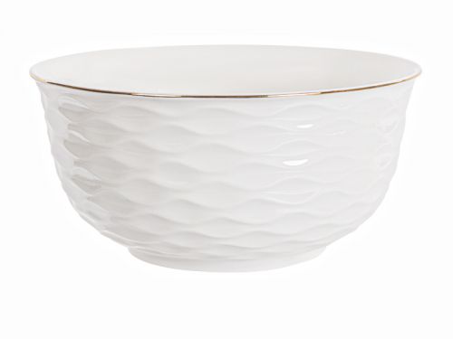 Столовый набор 23 предмета "Волна" с золотом