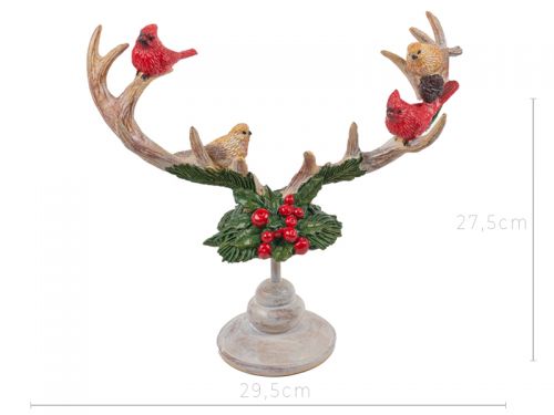 Фигурка декоративная "Рога оленьи" 29,5х11,5х27,5 см