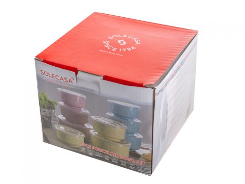 Набор салатников с крышками 3шт