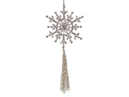 Украшение декоративное серебро 15 см + 18 см