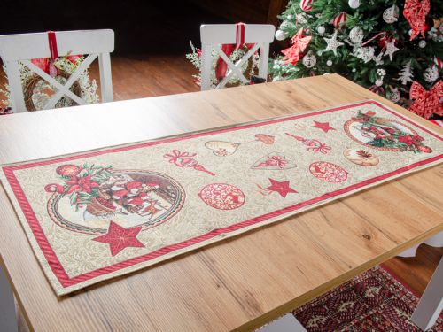 Раннер гобеленовый "Santa claus" 45x140 см