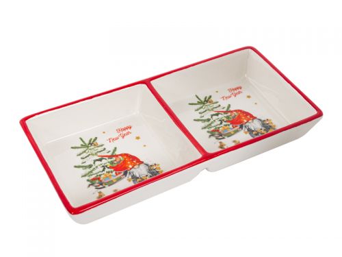 Менажница "Гном дед Мороз" 20х3,2 см