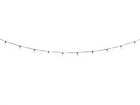 Светодиодная гирлянда с 25 фонариками led, холодный белый свет