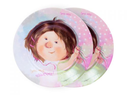 Набор тарелок "Девочьи тайны" 2шт 19см