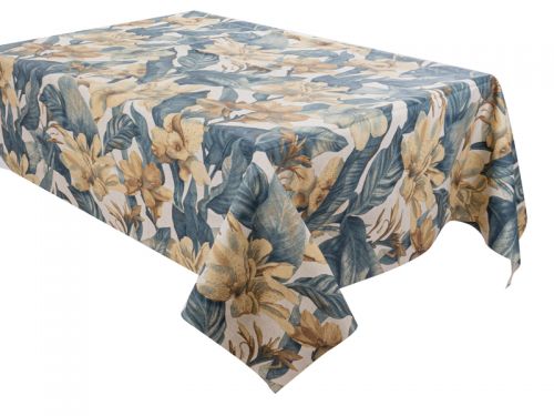 Скатерть водоотталкивающая "Versalles flor oceano" 140х140см