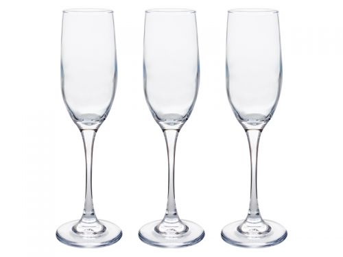 Набор бокалов для шампанского 3шт 170мл