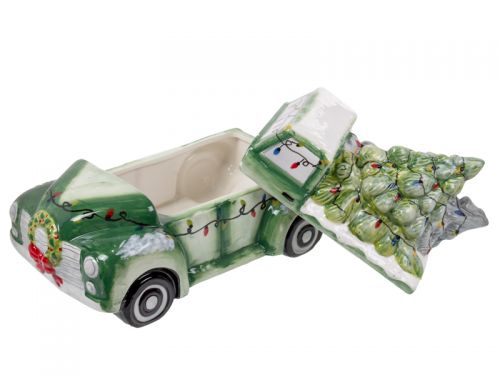 Банка для печенья "Новогодняя машина"  21х18.5х33 см