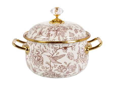 Кастрюля эмалированная 