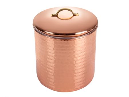 Баночка для хранения сыпучих продуктов 18см нерж.сталь