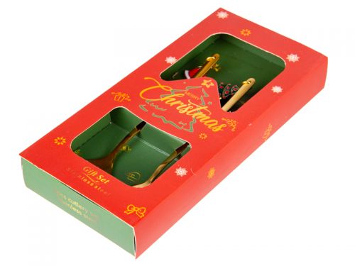 Столовый набор из 2-х предметов (ложка и вилка) 17,5 см (Нержавеющая сталь)