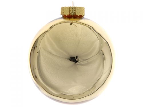 Набор из 4-х елочных шаров 10см золото