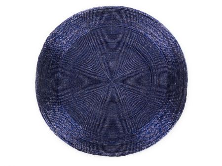 Плейсмат бисер 35см синий