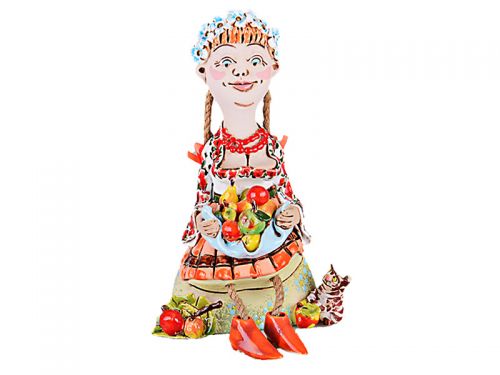 Кукла "Украинка" 14х30см