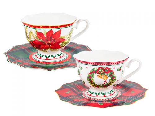 Чайный набор "Royal Cristmas" 4 предмета 180 мл