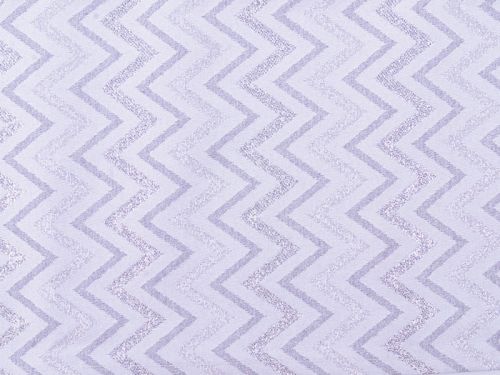 Раннер с серебряным люрексом "Зигзаг" 40х100см